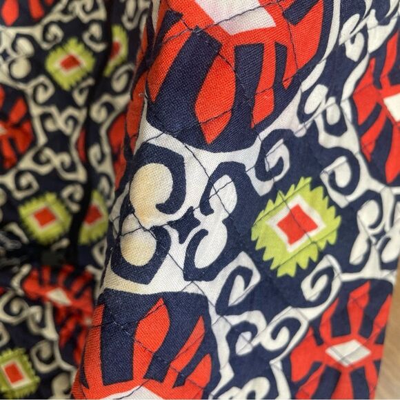 Vera Bradley Sun Valley Work Tote Laptop Purse Diaper Quilted Bag With Pockets - Picture 13 of 15